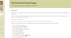 Desktop Screenshot of cureprayergroup.org